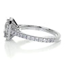 2.4 Carat Princess Halo Moissanite Engagement Ring