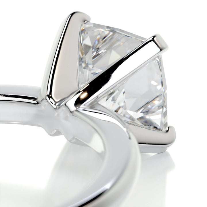 2.50 Carat Princess Solitaire Moissanite Engagement Ring
