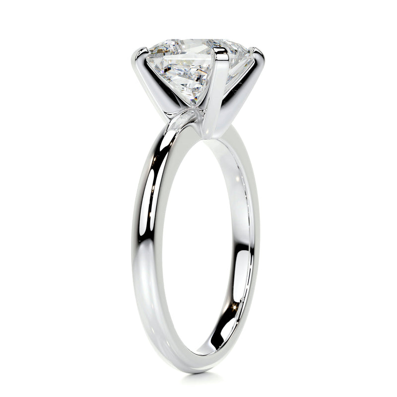 2.50 Carat Princess Solitaire Moissanite Engagement Ring
