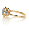 2.0 Carat Round Halo Vintage Moissanite Engagement Ring