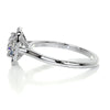 1.70 Carat Round Brilliant Halo Moissanite Engagement Ring