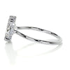 2.95 Carat Oval Hidden Halo Dual Prong Moissanite Engagement Ring