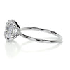 3.30 Carat Cushion Hidden Halo Moissanite Engagement Ring