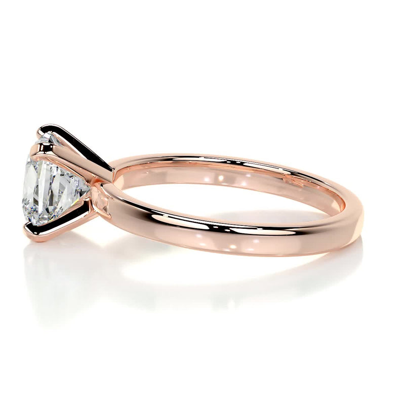 1.50 Carat Princess Solitaire· Moissanite Engagement Ring