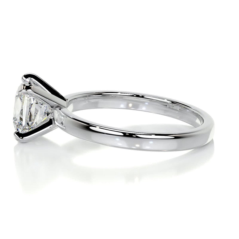 1.50 Carat Princess Solitaire· Moissanite Engagement Ring