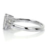 2.99 carat Radiant three stone Moissanite Engagement Ring