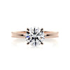 2.3 Carat Round Cut Moissanite Solitaire Engagement Ring