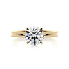 2.3 Carat Round Cut Moissanite Solitaire Engagement Ring