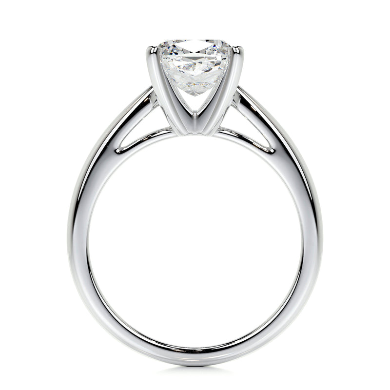 1.50 ct Cushion Solitaire Moissanite Engagement Ring