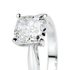 1.50 ct Cushion Solitaire Moissanite Engagement Ring