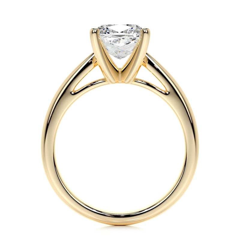 1.50 ct Cushion Solitaire Moissanite Engagement Ring