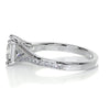 1.15 ct Princess Split Shank Moissanite Engagement Ring