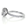 2.3 Carat Cushion Halo Moissanite  Engagement Ring