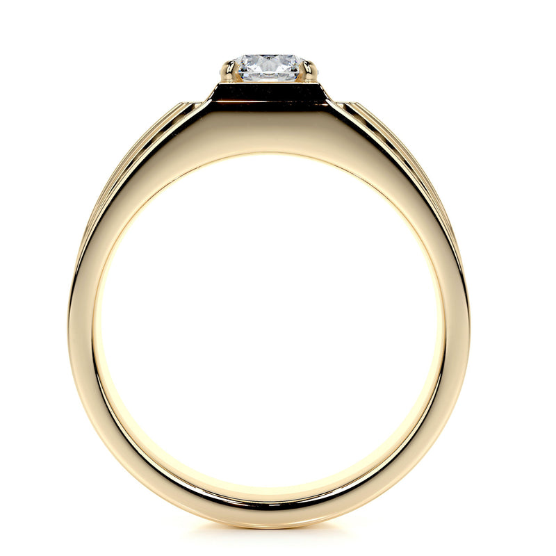 Special Thick Comfortable Moissanite Wedding Band