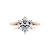 1.62 Carat Round Solitaire Moissanite Engagement Ring