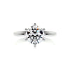 1.62 Carat Round Solitaire Moissanite Engagement Ring