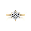 1.62 Carat Round Solitaire Moissanite Engagement Ring