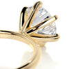 1.62 Carat Round Solitaire Moissanite Engagement Ring