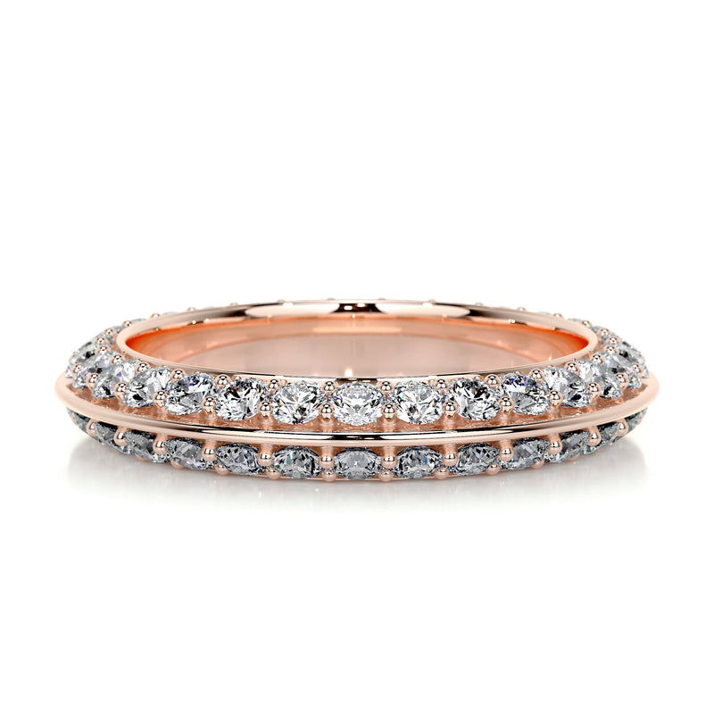 Pave Mounting Full Eternity Wedding Band