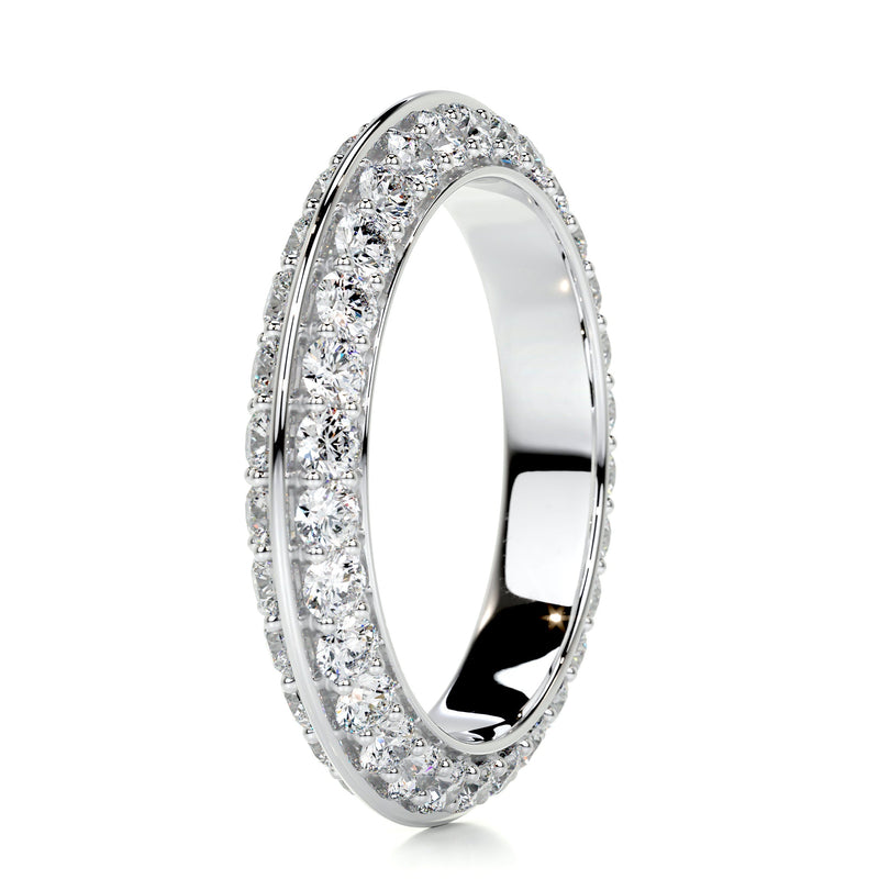 Pave Mounting Full Eternity Wedding Band