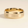 7.0mm Milgrain & Beveled Edge Wedding Band For Him