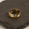 7.0mm Milgrain & Beveled Edge Wedding Band For Him