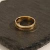 6.0mm Grooved Men's Wedding Band with Ice Matte Finish