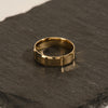 6.0mm Men's  Vertical Beveled Wedding Band