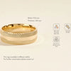 7.0mm Mid-Beveled Classic Accents Men's Wedding Band