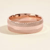 7.0mm Mid-Beveled Classic Accents Men's Wedding Band