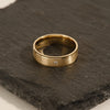 6.0mm Brushed Drop Beveled Flush Set Lab Grown Diamond Men's Wedding Band