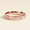 0.20CT Round Cut Flush Lab Grown Diamond Men's Wedding Band