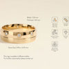 0.24CT Eight Stone Men's Diamond Wedding Band