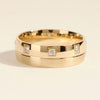 0.24CT Eight Stone Men's Diamond Wedding Band