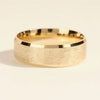 7mm Ice Matte Brushed Beveled Edge Men's Wedding Band