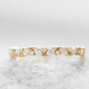 Marquise and Round Cut Full Eternity Wedding Band