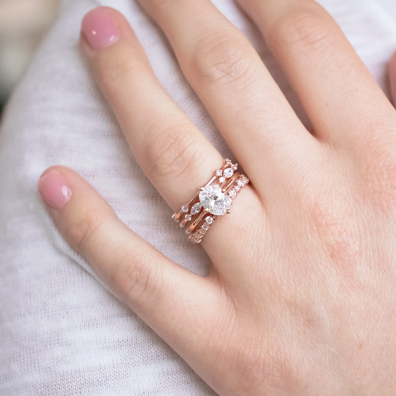 0.54ctw Round Brilliant Cut Full  Eternity Wedding Band