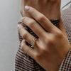 1.50CT-2.50CT Marquise Cut Moissanite Diamond Unique Engagement Ring