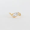 1.0CT-2.0CT Marquise Cut Moissanite Diamond Unique Engagement Ring