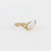 1.0CT-2.0CT Marquise Cut Moissanite Diamond Unique Engagement Ring
