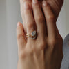 1.50CT-2.50CT Pear Cut Diamond Unique Wave Engagement Ring
