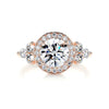 1.5 Carat · Round Halo Vintage· Moissanite Engagement Ring