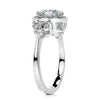 1.5 Carat · Round Halo Vintage· Moissanite Engagement Ring