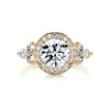 1.5 Carat · Round Halo Vintage· Moissanite Engagement Ring