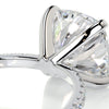 4.10 Carat Cushion Pave Moissanite Engagement Ring