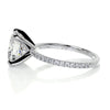 4.10 Carat Cushion Pave Moissanite Engagement Ring