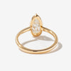 1.50CT-2.50CT Elongated Pear Cut Diamond Classic Bezel Engagement Ring