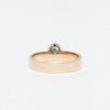 0.25CT-0.75CT Round Gradient Sapphire Monolith Engagement Ring