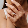1.50CT-2.50CT Emerald Cut Moissanite Diamond Antique Engagement Ring