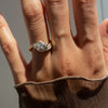 1.0CT-2.0CT Marquise Cut Moissanite Pave Diamond Engagement Ring